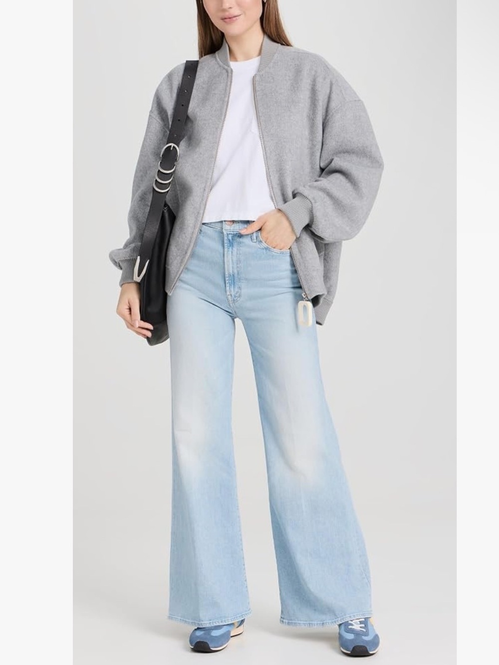MOTHER The Hustler Roller Flood Wide Leg Jeans Cherie Cherie sz 30 pre owned